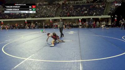 70 lbs Quarterfinal - Cohen Utesch, Siouxland Wrestling Academy vs Cullen Stanley, Mollitium