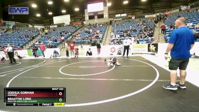 58 lbs Quarterfinal - Joshua Gorman, Andover vs Braxton Lorg, Shelton Wrestling Academy