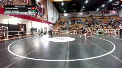 144 lbs Champ. Round 1 - Deegan Walling, Kelly Walsh vs Carter Evans, Natrona County