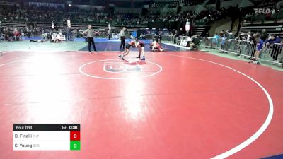 85 lbs Round Of 16 - Daniel Finelli, Elite NJ vs Chase Young, Bitetto Trained Wrestling