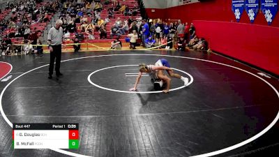 107 lbs Cons. Round 3 - Geoffrey Douglas, Bethlehem Center Hs vs Bobby McFall, Central Catholic HS (Pittsburgh)