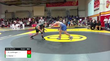 190 lbs Cons. Round 5 - Aaron Lichtinger, Fort LeBoeuf vs Storm Beane, Dublin Coffman