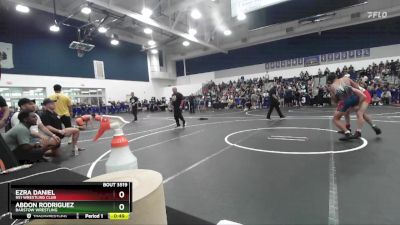 150 lbs Cons. Round 4 - Abdon Rodriguez, Barstow Wrestling vs Ezra Daniel, 951 Wrestling Club