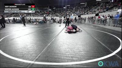 96 lbs Consi Of 16 #2 - Joey Jackson, Elgin Wrestling vs Hunter Jackson, Locust Grove Youth Wrestling