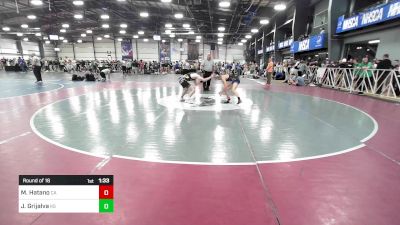 106 lbs Round Of 16 - Mas Hatano, CA vs Jayden Grijalva, KS