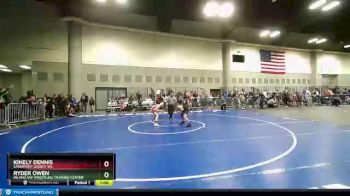 82 lbs Cons. Round 4 - Kinely Dennis, Sandpoint Legacy WC vs Ryder Owen, Inland NW Wrestling Training Center