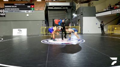 Open Men - 79 lbs Champ. Round 2 - Ayden Marhevka vs Darwin Salas, Firebaugh High School Wrestling