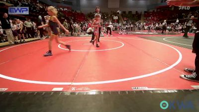 58 lbs Rr Rnd 5 - Emma Robison, Skiatook Youth Wrestling vs Nevalee Petty, Skiatook Youth Wrestling