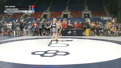 100 lbs Champ. Rd Of 64 - Joey Cotter, Connecticut vs Kanin Kumfer, Alaska