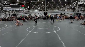 138 lbs Round 3 (8 Team) - Silas Brobst, Team 302 Blue vs Max Davis, North Carolina Black