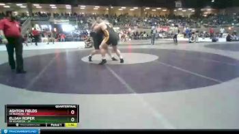 285 lbs Quarterfinals (8 Team) - Ashton Fields, 5A Redmond vs Elijah Roper, 5A Silverton