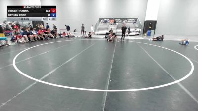 150 lbs Vincent Hanna, California Red vs Nathan Rose, South Carolina