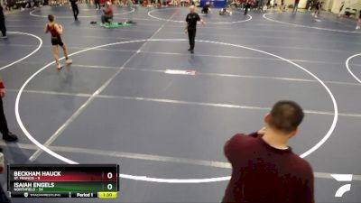 102 lbs Round 4 (6 Team) - Beckham Hauck, St. Francis vs Isaiah Engels, Northfield