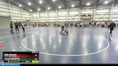 100 lbs Cons. Round 3 - Kirk Nielsen, Box Elder Stingers vs Dylan Macievic, Charger Wrestling Club