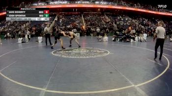 4A 150 lbs Cons. Semi - Josh Spontak, West Forsyth High School vs Jake Doherty, Middle Creek