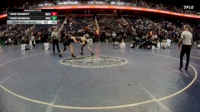 4A 150 lbs Cons. Semi - Josh Spontak, West Forsyth High School vs Jake Doherty, Middle Creek