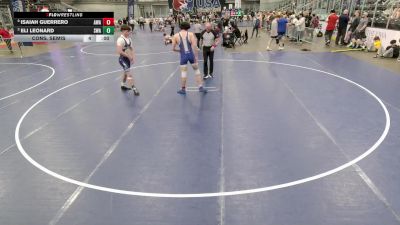 Junior Boys - 175 lbs Cons. Semis - Isaiah Guerrero, Askren Wrestling Academy vs Eli Leonard, Sarbacker Wrestling Academy