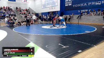 160 lbs Round 4 - Amilio Salas, Simley vs Jaeden Hubbard, Maple Grove