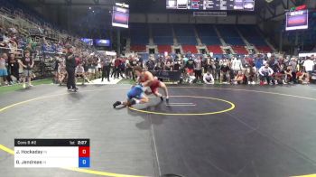 126 lbs Cons 8 #2 - Jake Hockaday, Indiana vs Gavin Jendreas, Indiana