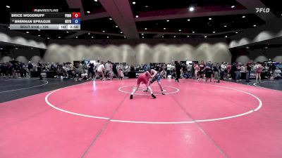 126 lbs Champ. Round 1 - Brice Woodruff, Pennsylvania vs Brennan Sprague, New York