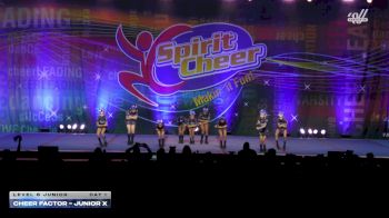 Cheer Factor - JUNIOR X [2026 L6 Junior Day 1] 2026 Spirit Cheer Grand Nationals