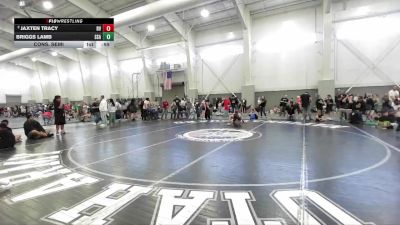 100 lbs Cons. Semi - Briggs Lamb, Cougars Wrestling Club vs Jaxten Tracy, AVIATOR WRESTLING ACADEMY