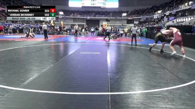 5A 285 lbs Quarterfinal - Jordan Mckinney, Corner vs Michael Gomer, Saint Clair County