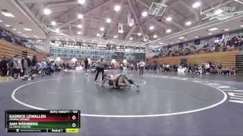 150 lbs Quarterfinal - Kadrick Lewallen, Spanish Springs vs Sam Weinberg, La Costa Canyon