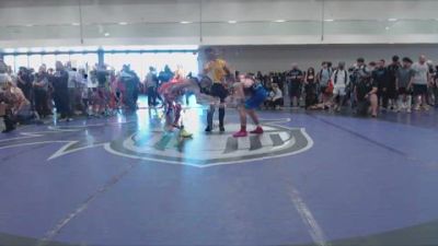 150 lbs Champ. Round 1 - Marcus Abeyta, Cleveland High School vs Benen Barker, Matador Wrestling Club
