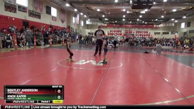 50 lbs Cons. Semi - Knox Kafer, MATPAC Wrestling - ND vs Bentley Anderson, Chippewa Elite