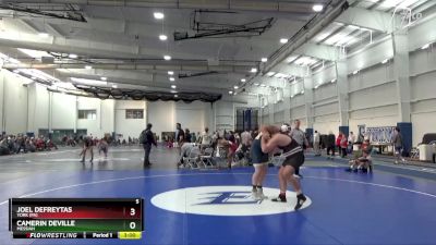 285 lbs Cons. Semi - Seth Phillips, Thiel vs Brady Elswick, Roanoke College