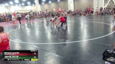 120 lbs Round 3 (10 Team) - Trevor Wilcox, Genoa Wrestling Club vs Bryson Hunter, Hawkstyle Elite