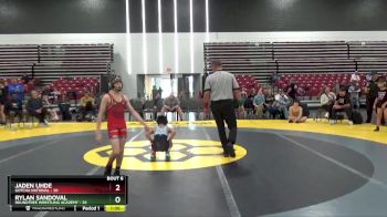 70 lbs Round 2 (8 Team) - Rylan Sandoval, Roundtree Wrestling Academy vs Jaden Uhde, Gotcha National