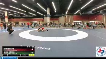 120 lbs Quarterfinal - Aariz Habib, Power Wrestling Club vs Kash Adams, Coyote Wrestling Club