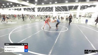 138 lbs Semifinal - Soderdene Baasanbayar, Silverback WC vs Makaio Rogers, Vici WC
