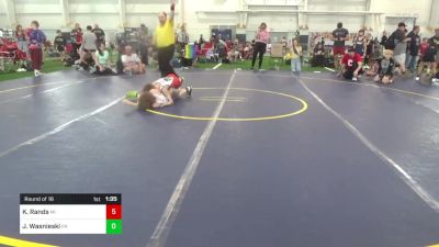 80-J lbs Round Of 16 - Kayden Rands, MI vs James Wasnieski, PA