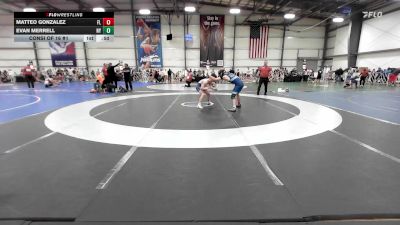 132 lbs Consi Of 16 #1 - Matteo Gonzalez, FL vs Evan Merrell, NY