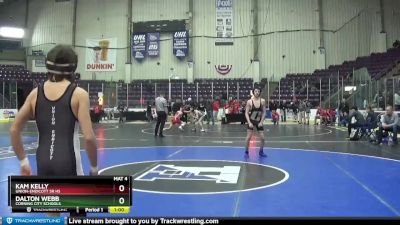 110 lbs Cons. Round 2 - Dalton Webb, Corning City Schools vs Kam Kelly, Union-Endicott Sr HS