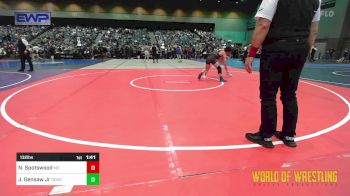 132 lbs Consi Of 8 #1 - Nicholas Spotswood, Mad Dawg Wrestling Club vs James Gensaw Jr, Gensaw Elite