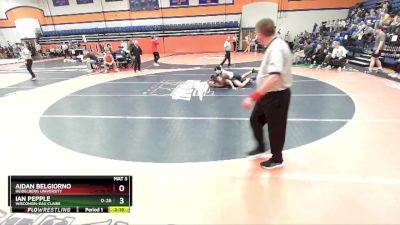 197 lbs Champ. Round 1 - Aidan Belgiorno, Heidelberg University vs Ian Pepple, Wisconsin-Eau Claire