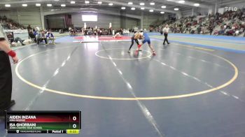 4-138 lbs Cons. Semi - Aiden Inzana, King George vs Isa Ghorbani, John Champe High School