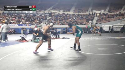 287-D4 3rd Place Match - Isaiah Cook, Morenci High School vs Jobryant Charley, Pinon