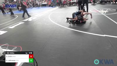 100-105 lbs Round Of 16 - Derek Orth, Sperry Wrestling Club vs Drey Johnson, Pitbull Wrestling Academy