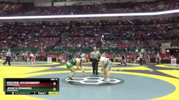 Quarterfinal - Kristine Hockenberry, Evergreen(G) vs Jessica Edwards, Harrison(G)