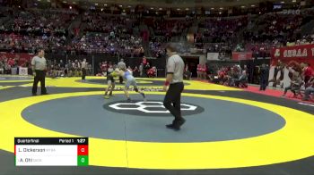 D2-106 lbs Quarterfinal - Aiden Ohl, Ontario vs Lyric Dickerson, Miami Trace