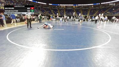 117 lbs Quarterfinal - Ava Holjes, West Shore vs Kaylen Sluyter, Towanda