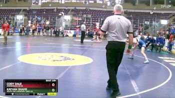 131 lbs Quarterfinal - Kayvan Shams, South Williamsport Area Hs vs Cody Dale, Horseheads Sr HS