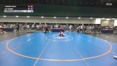 124 lbs Round Of 64 - Yunuen Ayala, PA vs Lily Blenk, NY