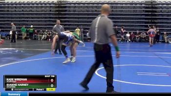 150 lbs Semifinal - Kade Wireman, ALLEN EAST vs Eugene Harney, SYCAMORE