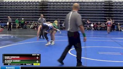 150 lbs Semifinal - Kade Wireman, ALLEN EAST vs Eugene Harney, SYCAMORE